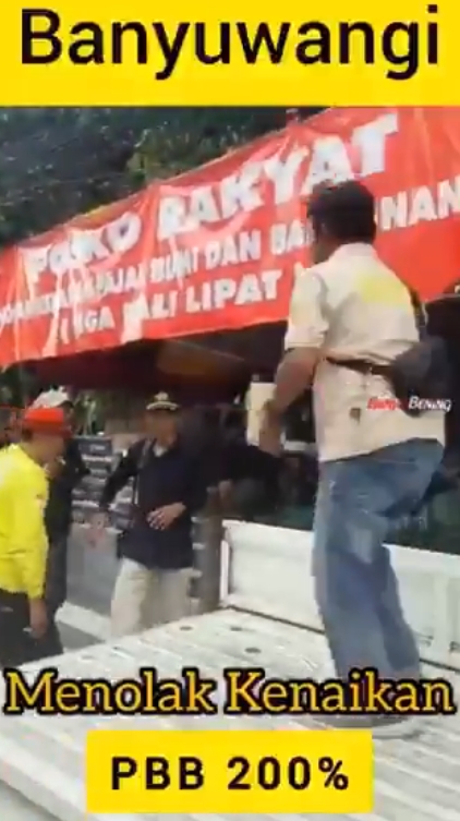 Posko Rakyat Banyuwangi (x.com)
